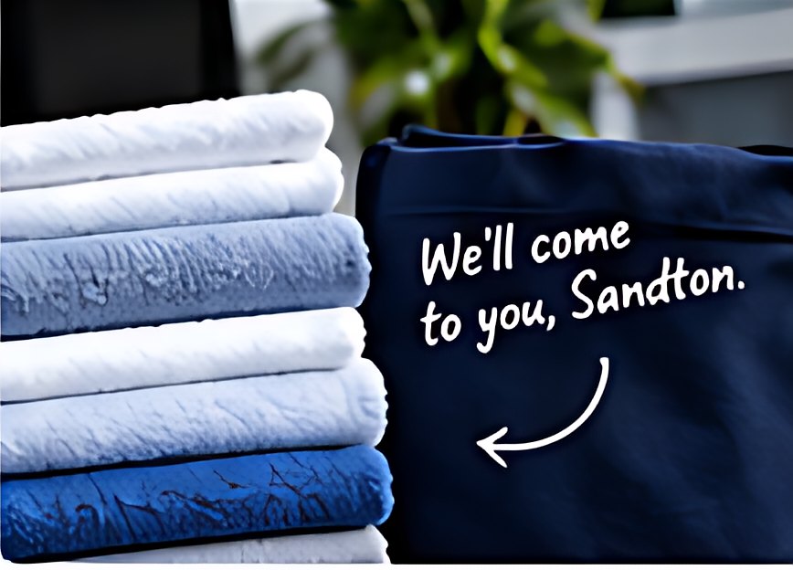 Folded towels – we'll come to you